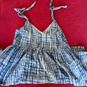 GAP Blue and White Striped Dress